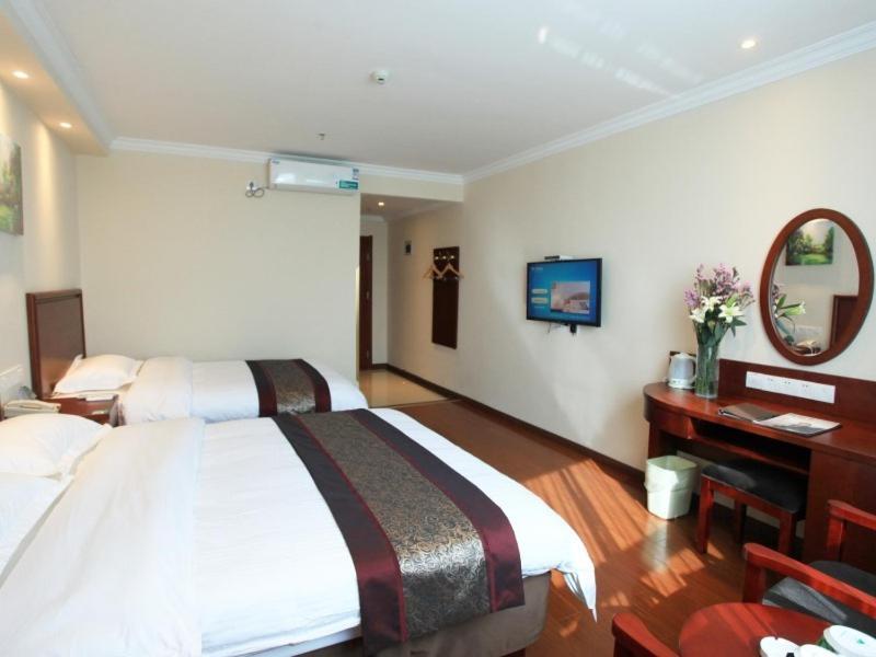 Greentree Inn Anhui Xuancheng Jixi Guangming Palace Business Hotel Bagian luar foto